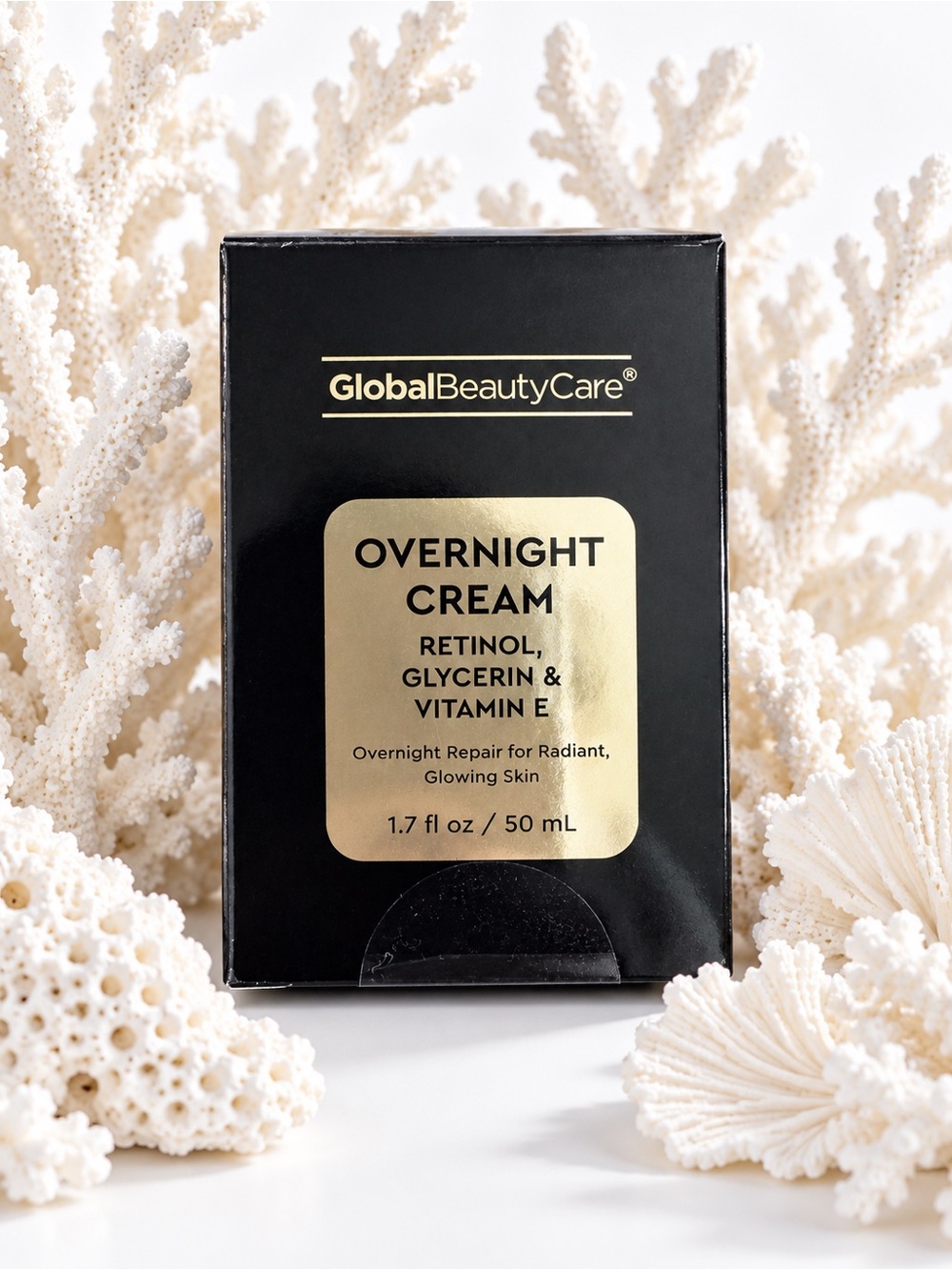 Overnight Cream with Retinol & Vitamin E — Black/Gold